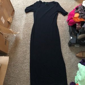 Ralph Lauren Size Small Maxi Dress With Knee High Slit